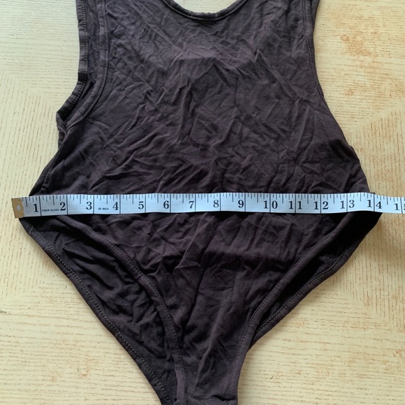 Nasty gal Gimme the Scoop Bodysuit brown - Picture 5 of 8